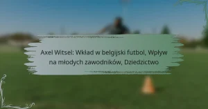 Axel Witsel: Wkład w belgijski futbol, Wpływ na młodych zawodników, Dziedzictwo